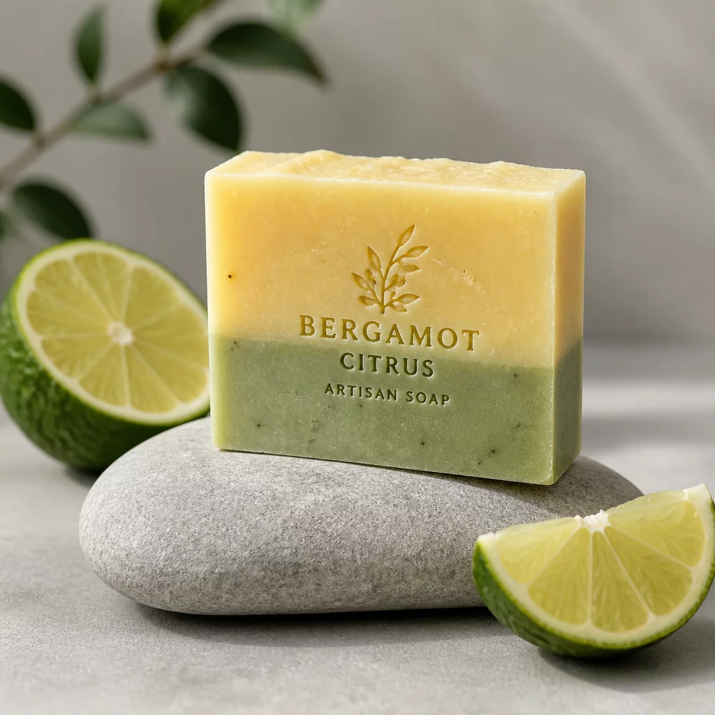Bergamot Citrus organic uplifting soap