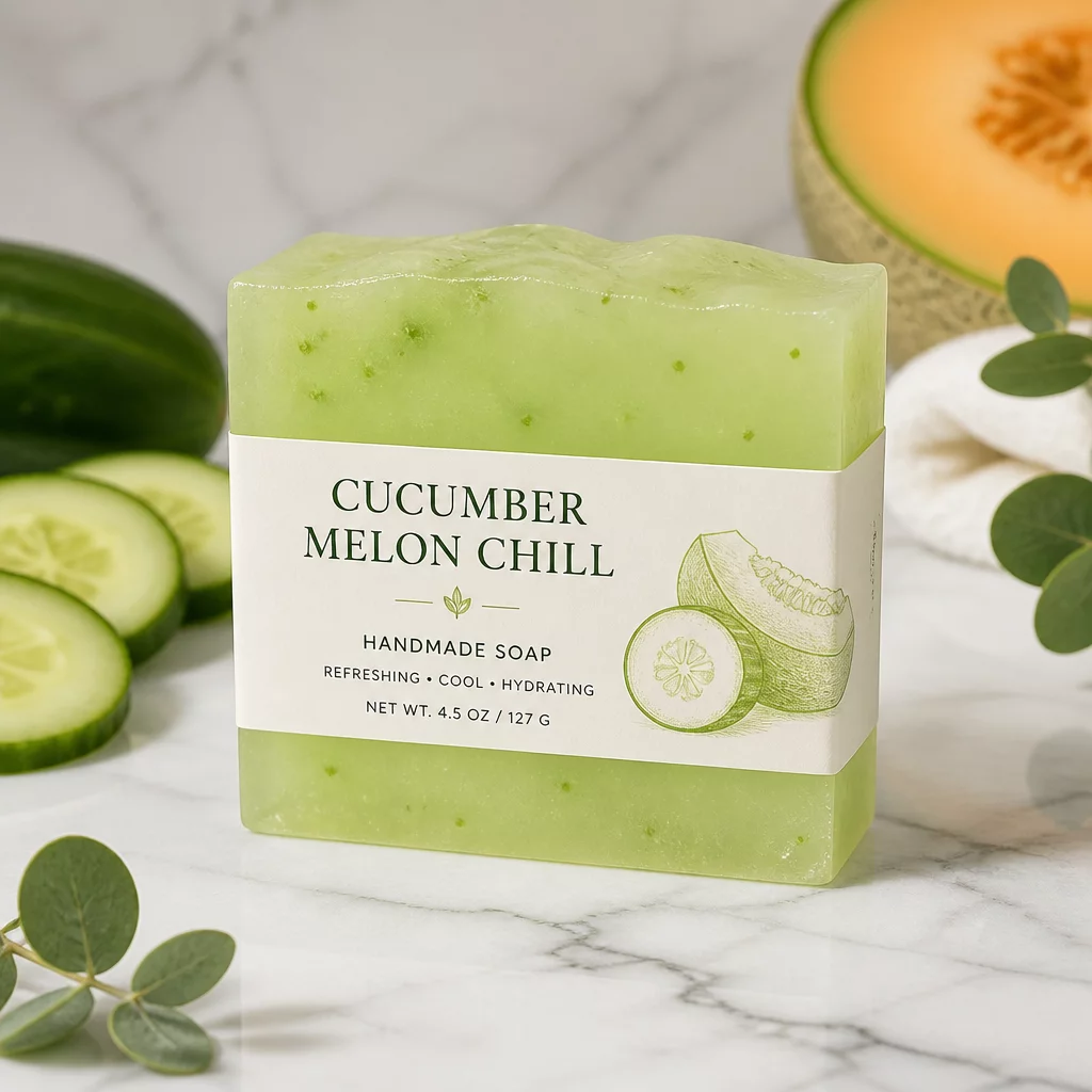 Cucumber Melon Chill cooling soap