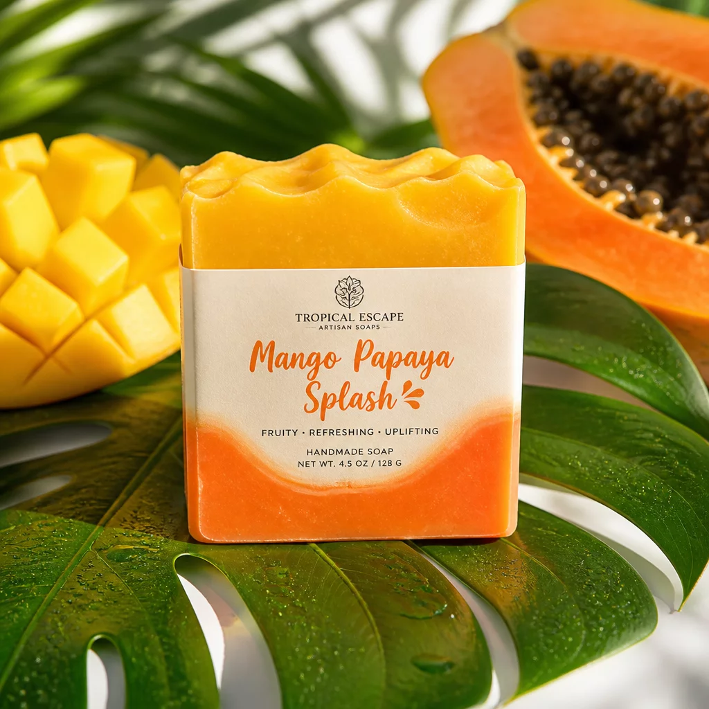 Mango Papaya Splash tropical soap