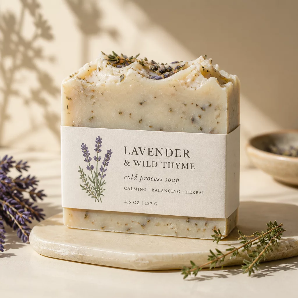 Organic Lavender & Wild Thyme Soap Bar