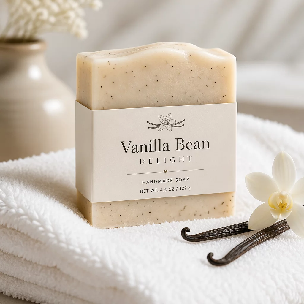 Vanilla Bean Delight warm gourmand soap